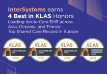 InterSystems Honored with Four 2026 Best in KLAS Awards